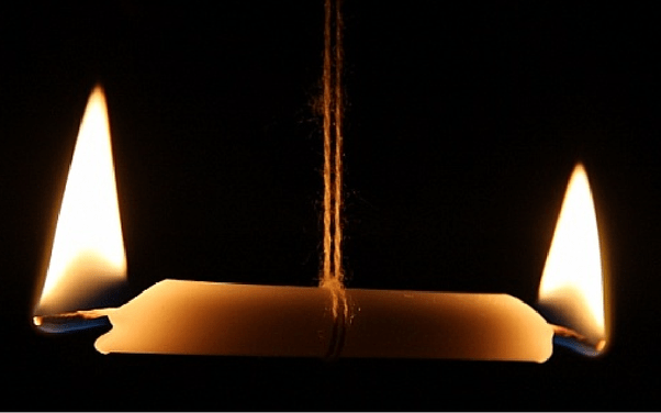 burning at both ends